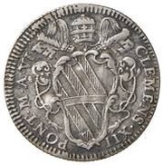 1 Giulio - Clement XII ABVNDET IN GLORIAM DEI obverse image