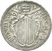 2 Carlini - Benedict XIV obverse image