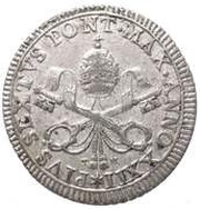 2 Carlini Romani - Pius VI Small Coat of Arms obverse image