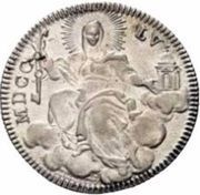 Doppio Giulio - Benedict XIV, Vatican City, 1753-1757 reverse image