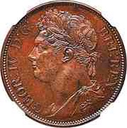 1⁄50 Dollar - George IV Pattern obverse image
