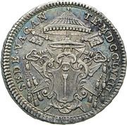 ⅕ Scudo Sede Vacante obverse image