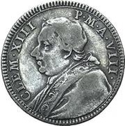 Doppio Giulio - Clement XIII Bust obverse image