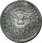 ⅕ Scudo - Carlo Rezzonico Sede Vacante, Vatican City, 1769 reverse image