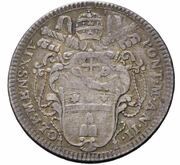 Doppio Giulio - Clement XIV obverse image