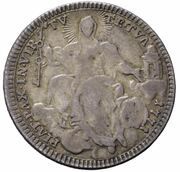 Doppio Giulio - Clement XIV, Vatican City, 1769-1773 reverse image
