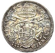 ⅕ Scudo - Carlo Rezzonico Sede vacante obverse image