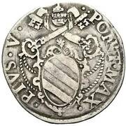 1 Testone - Pius V obverse image