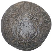 1 Testone - Sixtus V AGGREGATA RELIGIO obverse image