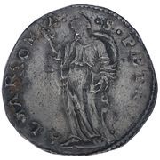 1 Testone - Sixtus V S.Peter; Bust, Vatican City, 1586-1588 reverse image