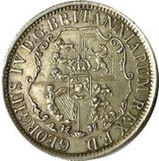 ¼ Dollar - George IV obverse image