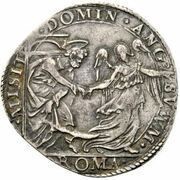 1 Testone - Enrico Caetani Sede Vacante, Vatican City, 1590 reverse image