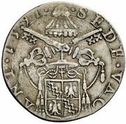 1 Testone - Enrico Caetani Sede Vacante obverse image