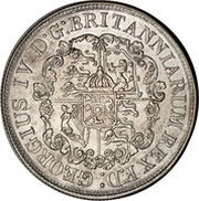 ½ Dollar - George IV obverse image
