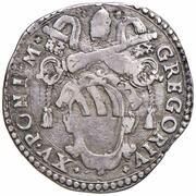 1 Testone - Gregory XV Radiant Madonna obverse image
