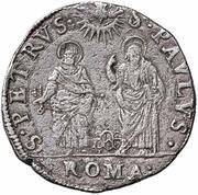 1 Testone - Urban VIII S. Peter and S. Paul, Vatican City, 1628-1631 reverse image