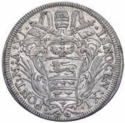 1 Testone - Innocent XI MELIVS EST DARE QVAM ACCIPERE obverse image