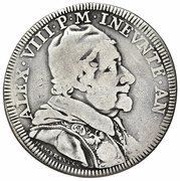 1 Testone - Alexander VIII St. Magnus and Bruno obverse image
