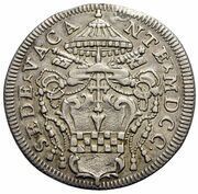 1 Testone Sede Vacante obverse image