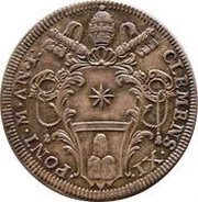 1 Testone - Clement XI Jubilee obverse image