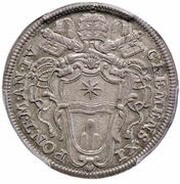 1 Testone - Clement XI obverse image