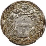 1 Testone - Clement XI obverse image