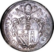 1 Testone - Benedict XIII Jubilee obverse image