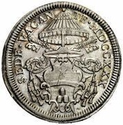 1 Testone - Annibale Albani Sede Vacante obverse image