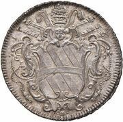 1 Testone - CLEMENT XII obverse image