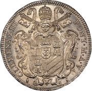 1 Testone - Clement XIII St. Peter and Paul obverse image