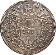 1 Testone - Clement XIV St. Peter and Paul obverse image