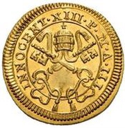 ½ Scudo d'Oro - Innocent XIII obverse image