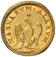 ½ Scudo d'Oro - Innocent XIII, Vatican City, 1724 reverse image