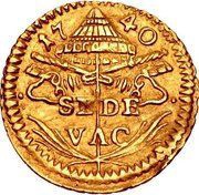 ½ Scudo d'Oro Sede Vacante obverse image