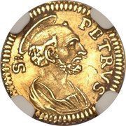 ½ Scudo d'Oro - Benedetto XIV St. Peter - Bust, Vatican City, 1740-1751 reverse image