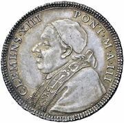 ½ Scudo - Clement XIII obverse image