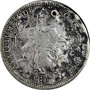½ Scudo - Pius VI Holy Mother Church - Ornate shield, Vatican City, 1775-1777 reverse image
