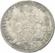 ½ Scudo - Pius VI Holy Mother Church, Vatican City, 1777 reverse image