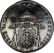 ½ Scudo Sede Vacante obverse image