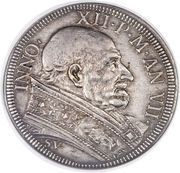 ½ Piastra - Innocent XII FACTVS EST IN PACE LOCVS EIVS obverse image