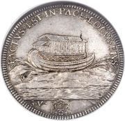 ½ Piastra - Innocent XII FACTVS EST IN PACE LOCVS EIVS, Vatican City, 1698 reverse image