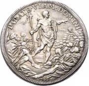 ½ Piastra - Innocent XII PARATE VIAM DOMINI, Vatican City, 1699 reverse image