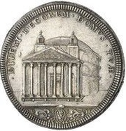 ½ Piastra - Clement XI DILEXI DECOREM DOMVS TVAE, Vatican City, 1711 reverse image