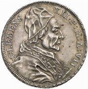 ½ Piastra - Clement XII DECVS PATRIÆ obverse image