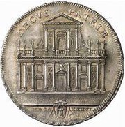 ½ Piastra - Clement XII DECVS PATRIÆ, Vatican City, 1736 reverse image
