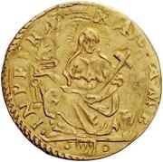 1 Scudo D'Oro - Pietro Aldobrandini Sede Vacante, Vatican City, 1605 reverse image