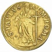 1 Scudo d'Oro - Paul V, Vatican City, 1617 reverse image