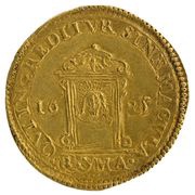1 Scudo d'Oro - Urban VIII Holy Door, Vatican City, 1625 reverse image