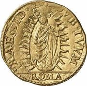 1 Scudo d'Oro - Urban VIII, Vatican City, 1636-1638 reverse image