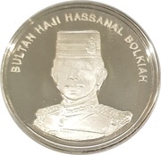 1 Sen - Hassanal Bolkiah 2nd portrait obverse image